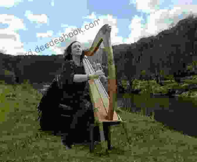 A Classical Guitar Placed Against A Backdrop Of Ancient Celtic Symbols And Sheet Music, Evoking The Fusion Of Irish Harp Traditions And Classical Guitar Techniques. Turlough O Carolan Irish Harp Pieces For Classical Guitar