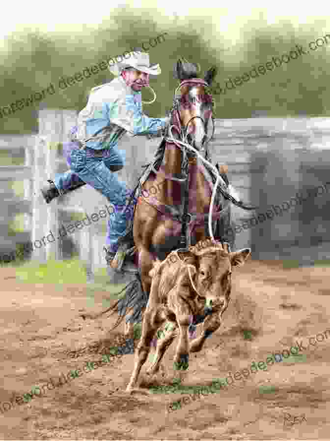 A Cowboy On A Rodeo Rocky Horse Roping A Calf Rodeo Rocky: 2 (Horses Of Half Moon Ranch)