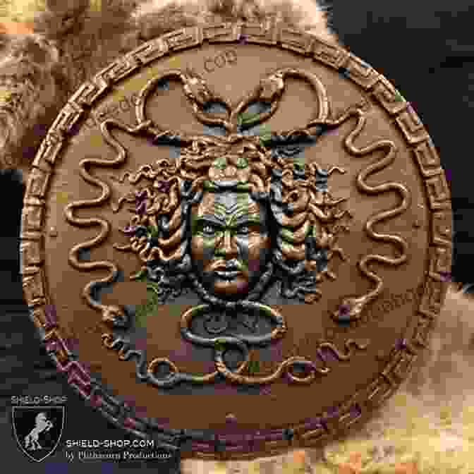 A Depiction Of The Aegis, A Gleaming Shield With The Head Of Medusa At Its Center AEGIS: 2 (WHEN GODS CLASH)