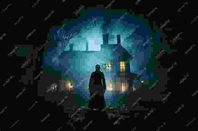 A Large And Imposing Haunted Mansion With Crumbling Walls, Glowing Windows, And A Ghostly Figure In The Foreground. Extreme Costume Makeup: 25 Creepy Cool Step By Step Demos