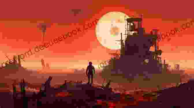 A Lone Figure Stands On A Desolate Wasteland, Contemplating The Horizon. Beyond The Play (Out Of Reach 3)