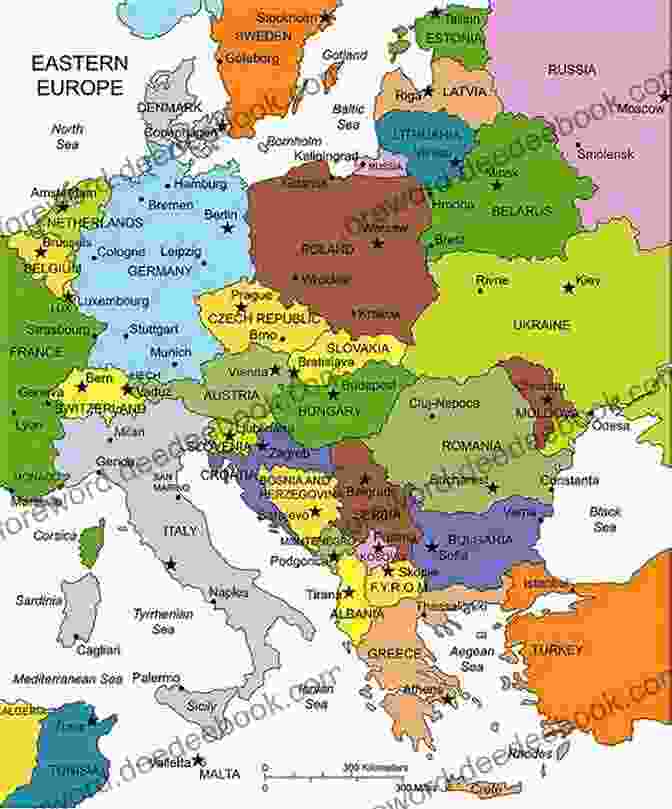 A Map Of Europe Highlighting The Countries Of Eastern Europe Jewish Migration In Modern Times: The Case Of Eastern Europe