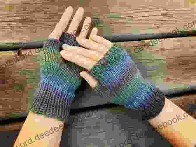 A Pair Of Fingerless Mittens Knit Socks : 17 Classic Patterns For Cozy Feet