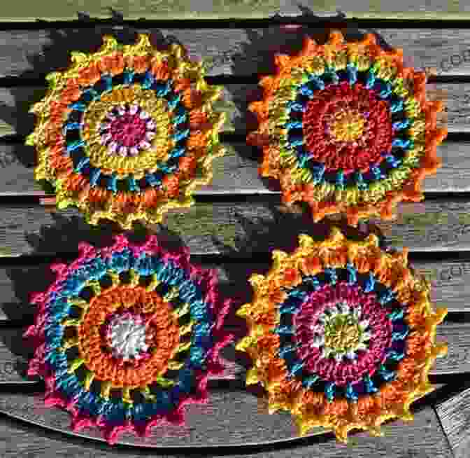A Set Of Round Crocheted Coasters In A Delicate Lace Pattern The World Of Quick Crochet: Crochet Patterns To Express Your Creativity And Skill