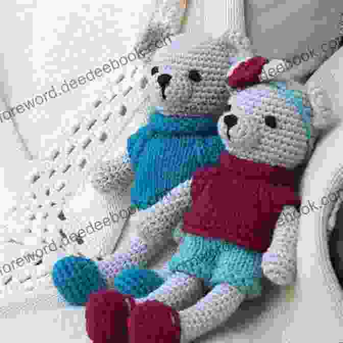 Adorable C2C Amigurumi Characters, Including A Playful Teddy Bear And A Friendly Bunny C2C CROCHET GUIDE FOR BEGINNERS : EASY C2C CROCHET PROJECT GUIDE