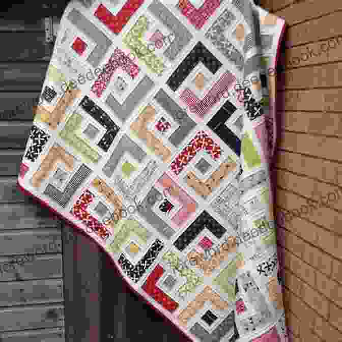An Image Of A Modern And Stylish Quilt Made Using The Jelly Roll Technique Simple Patchwork: Stunning Quilts That Are A Snap To Stitch