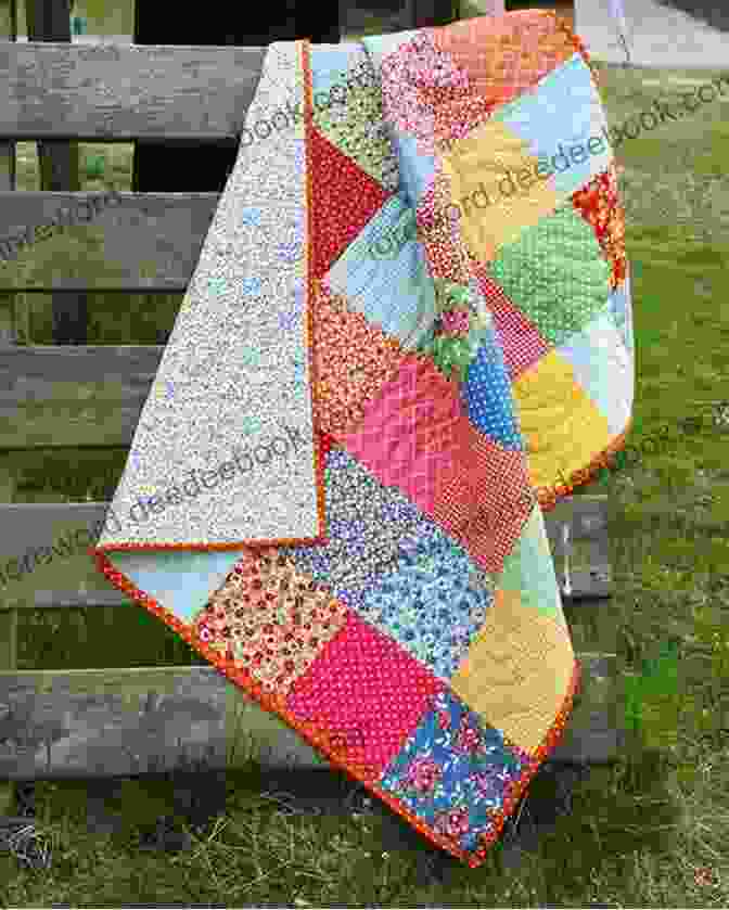An Image Of A Simple And Stunning Quilt Made Using The Snap To Stitch Technique Simple Patchwork: Stunning Quilts That Are A Snap To Stitch