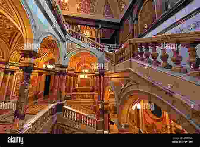 An Interior View Of Jack House In Glasgow, Scotland, Showing The Grand Staircase And Opulent Decor. The Heart Of Glasgow Jack House