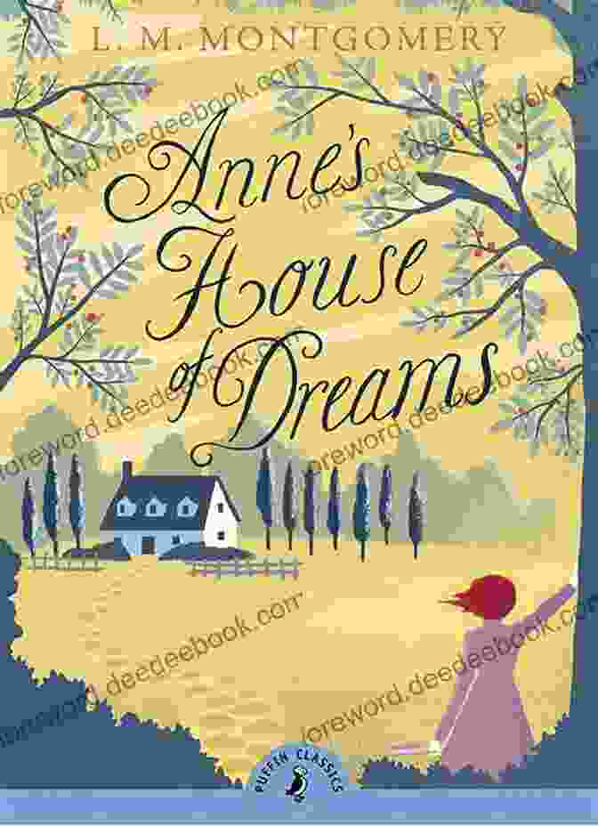Anne's House Of Dreams Book Cover With Anne Standing In Front Of Her Dream House Anne Of Green Gables Complete Collection (Unabridged Updated For Kindle): Anne Of Avonlea Anne Of The Island Anne S House Of Dreams Rainbow Valley And More (Classic Collections 9)