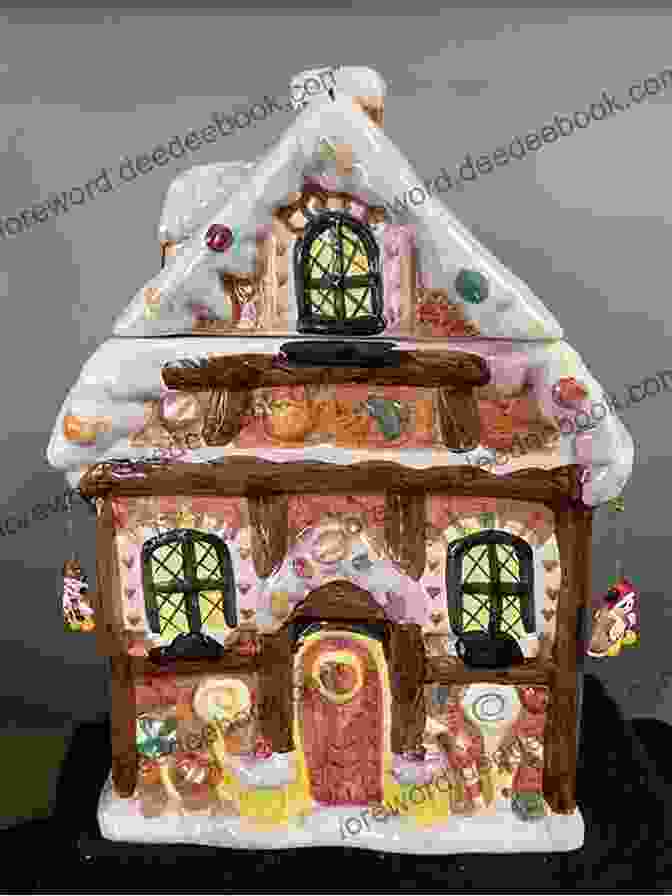 Charting The Course Christmas Collection Flat Gingerbread House Cookie Jar Charting The Course Christmas Collection B Flat