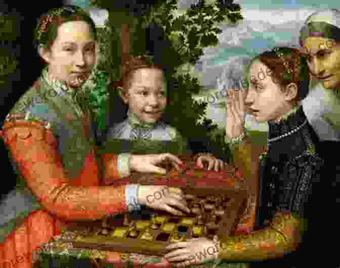 Game Of Chess (1555) 27 Color Paintings Of Sofonisba Anguissola Italian Renaissance Painter (c 1532 November 16 1625)