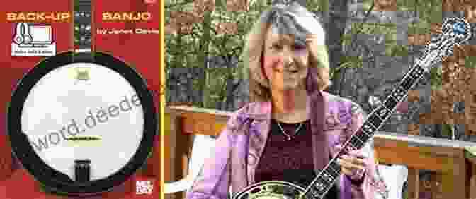 Janet Davis, Known For Her Passion For Music Education, Sharing Her Knowledge And Inspiring Aspiring Banjo Players. Back Up Banjo Janet Davis