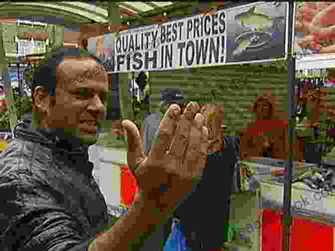 One Pound Fish Barry Denenberg, The Cockney Costermonger Who Revolutionized The British Fish Trade, At His Stall In London's East End In The 1970s. One Pound Fish Barry Denenberg