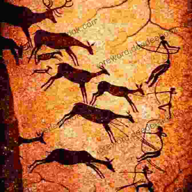 Prehistoric Cave Painting Of Dog And Human A Story About Human Canine Companionship: The Healing And Introspection A Dog Can Provide To A Human: On Human Canine Bonding