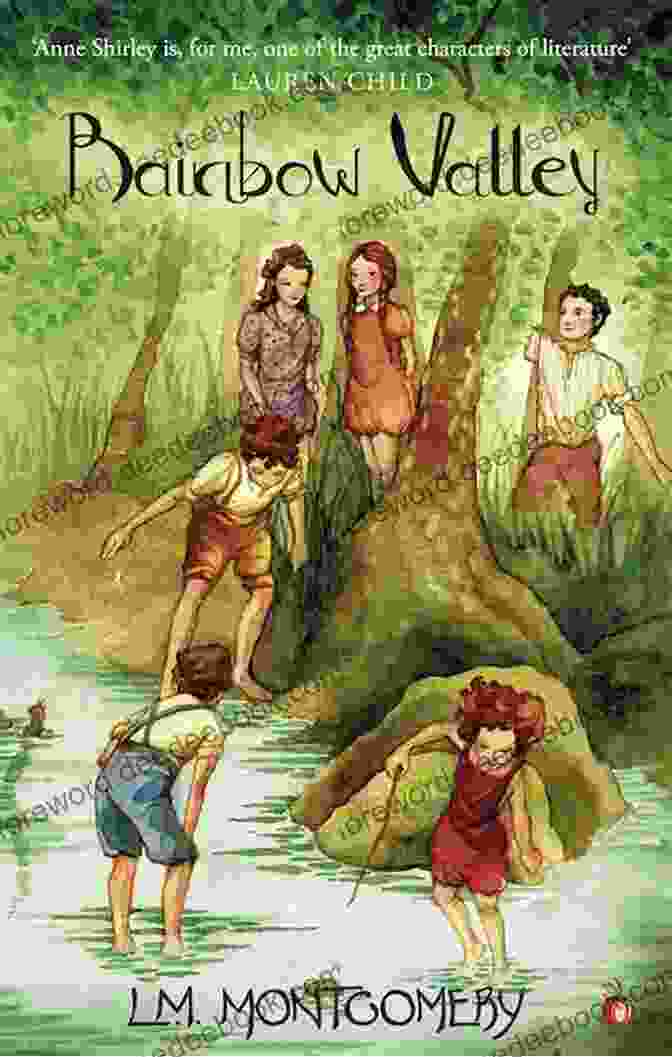 Rainbow Valley Book Cover With Anne And Her Children In A Field Anne Of Green Gables Complete Collection (Unabridged Updated For Kindle): Anne Of Avonlea Anne Of The Island Anne S House Of Dreams Rainbow Valley And More (Classic Collections 9)