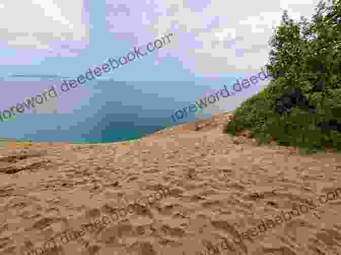 Sand Dunes Of Sleeping Bear Dunes National Lakeshore, Cascading Down To The Azure Waters Of Lake Michigan A Truckers Wife S Guide Through Michigan