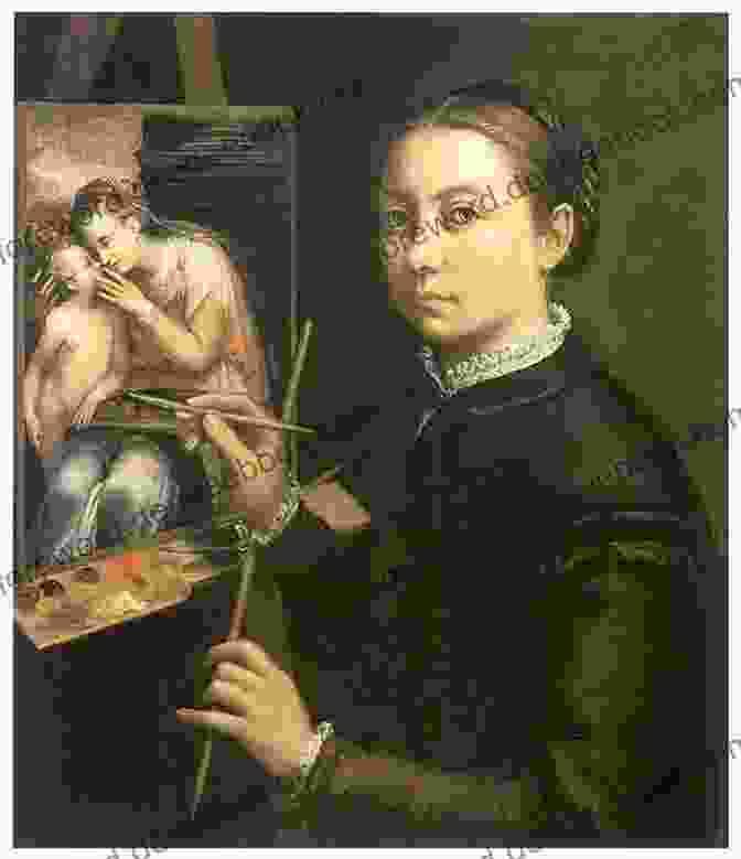 Self Portrait At Easel (1556) 27 Color Paintings Of Sofonisba Anguissola Italian Renaissance Painter (c 1532 November 16 1625)