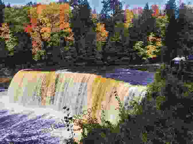 The Cascading Tahquamenon Falls Surrounded By Lush Greenery In Tahquamenon Falls State Park A Truckers Wife S Guide Through Michigan