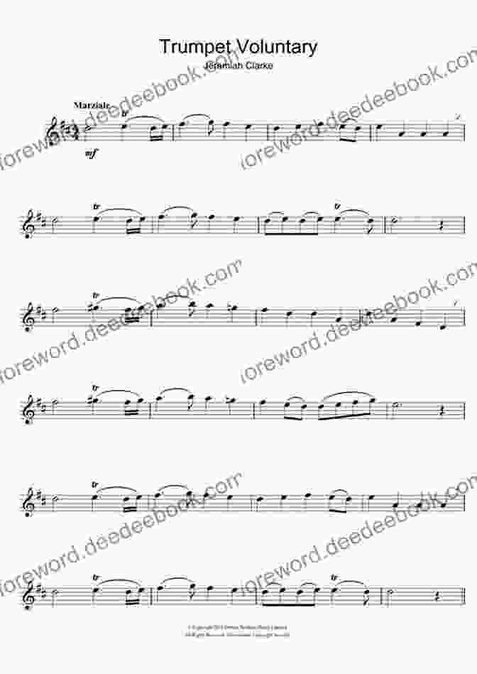 Trumpet Voluntary Sheet Music For Trumpet Duet 10 Easy Romantic Pieces (Trumpet Duet): For Beginners
