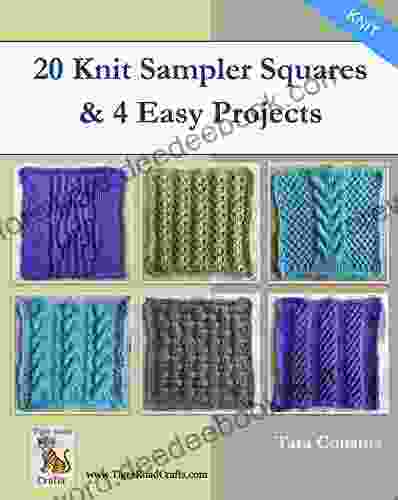 20 Knit Sampler Squares 4 Easy Projects (Tiger Road Crafts)