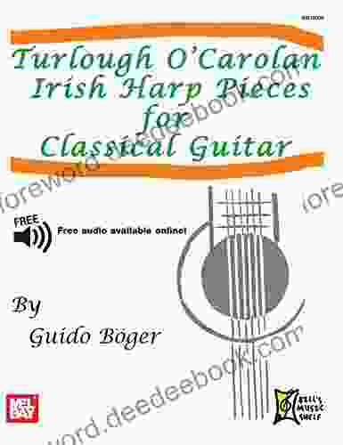 Turlough O Carolan Irish Harp Pieces For Classical Guitar